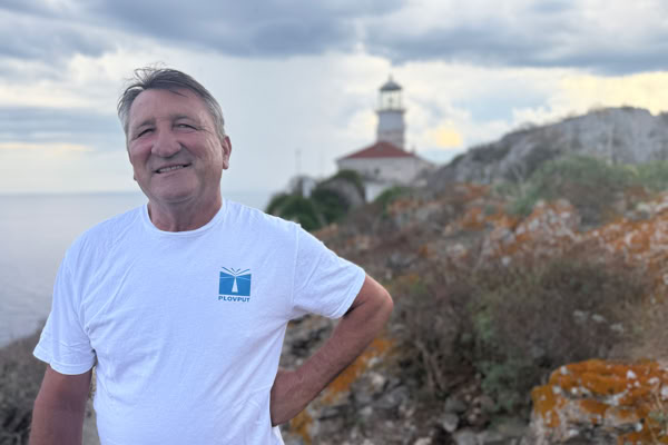 Inseln in der Bucht von Kotor in Kroatien.